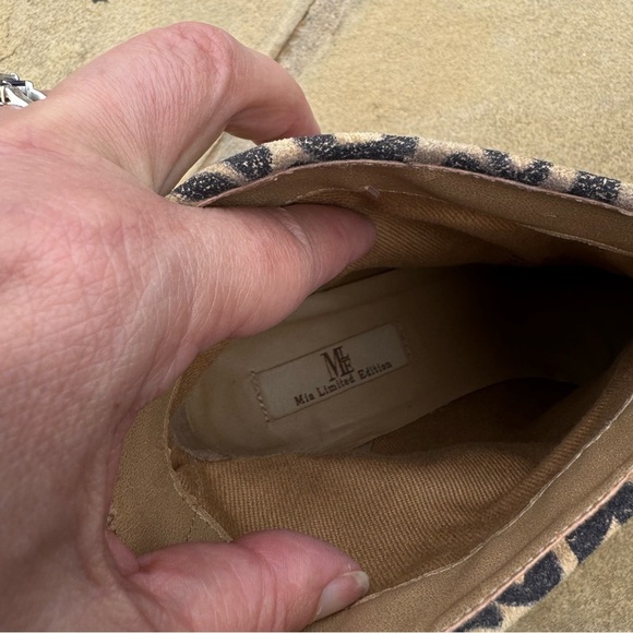 Mia Limited Edition Leopard Print Ankle Booties with Chunky Heel 8.5 - Picture 11 of 13